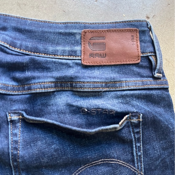 EUC G-Star RAW waist 27 Length 32 High straight leg jeans - Picture 7 of 11